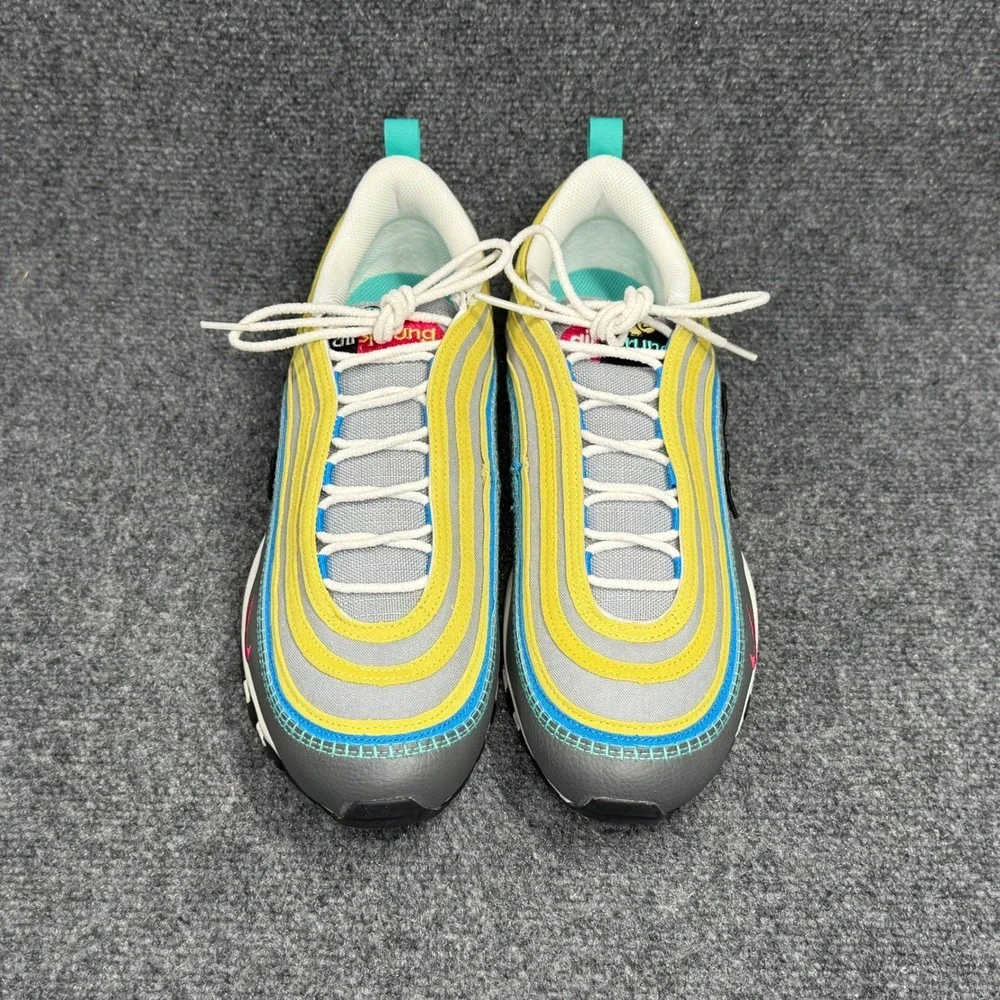 Nike Air Max 97 Shoes Men 11 Air Sprung Iron Grey Athletic Retro Running Sneaker